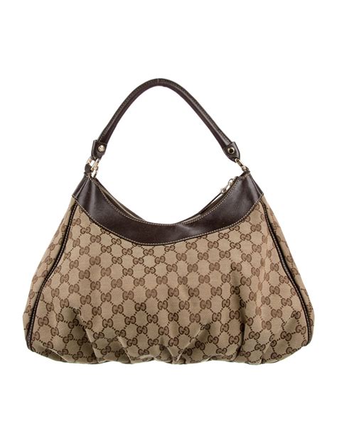 gucci abbey hobo brown|Gucci GG Signature Abbey Large .